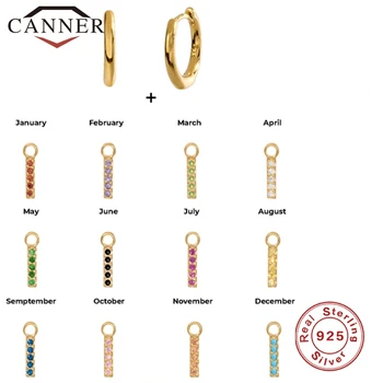 CANNER Real 925 Sterling Silver Drop Dangle Earrings for Women Minimalist Turquoise Zircon Birthstone Pendant Earings Jewelry 
CANNER Real 925 Sterling Silver Drop Dangle Earrings for Women Minimalist Turquoise Zircon Birthstone Pendant Earings Jewelry