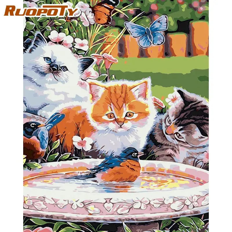 RUOPOTY Yellow Cat DIY Painting By Numbers Modern Wall Art Picture Paint By Numbers For Home Decors Artwork
RUOPOTY Yellow Cat DIY Painting By Numbers Modern Wall Art Picture Paint By Numbers For Home Decors Artwork