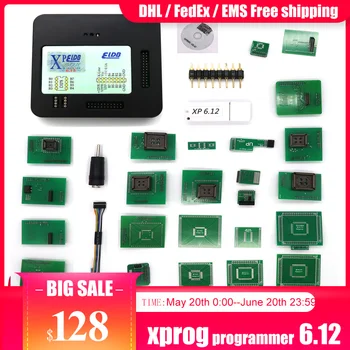 XPROG V6.12 Add New Authorization XPROG Programmer X-PROG M Metal Box XPROG-M ECU Programmer Tool X Prog M V6.12 Full Adapters
XPROG V6.12 Add New Authorization XPROG Programmer X-PROG M Metal Box XPROG-M ECU Programmer Tool X Prog M V6.12 Full Adapters
