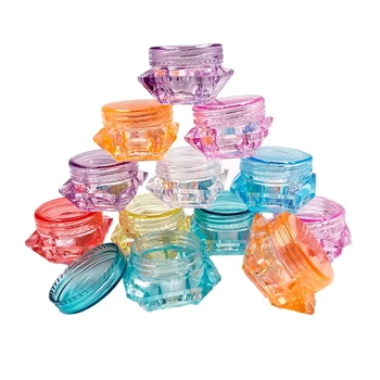 Cosmetic Sample Container Plastic Clear Cosmetic Pot Jars with Screw Cap Lid for Eye Shadow, Nails, Powder, Jewelry
Cosmetic Sample Container Plastic Clear Cosmetic Pot Jars with Screw Cap Lid for Eye Shadow, Nails, Powder, Jewelry