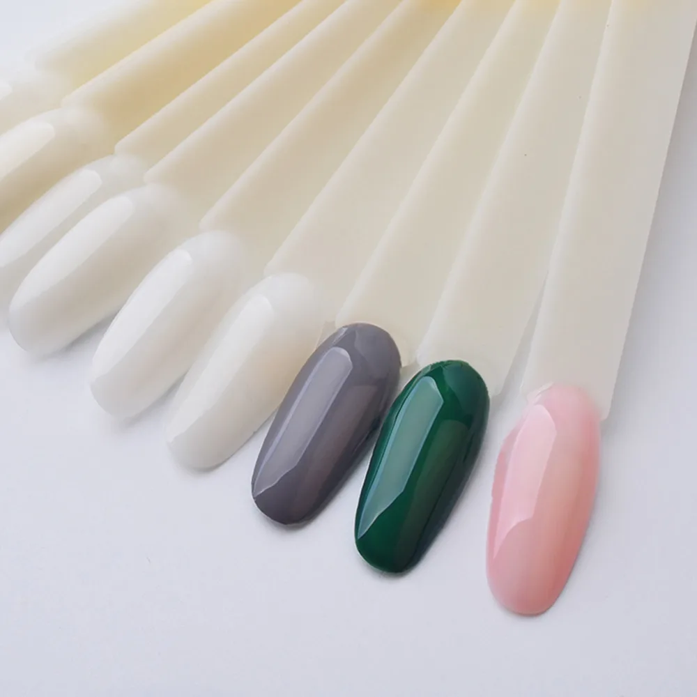 50Pcs/Set Nail Art Fan Shape Display Chart Training Nails with Removable Ring Gel Polish Nail Stamping Stamper Plate Mold Tool
50Pcs/Set Nail Art Fan Shape Display Chart Training Nails with Removable Ring Gel Polish Nail Stamping Stamper Plate Mold Tool