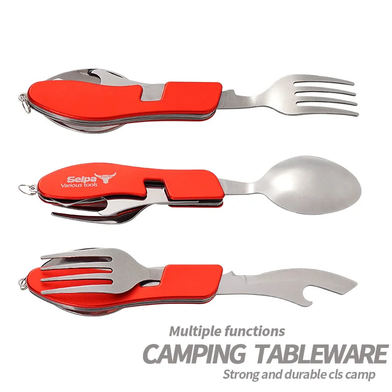 Outdoor tableware camping barbecue multifunction spoon folding knife and fork spoon three-in-one portable picnic folding spoon
Outdoor tableware camping barbecue multifunction spoon folding knife and fork spoon three-in-one portable picnic folding spoon