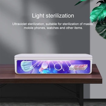 C01 UV Disinfection Box Portable Multifunctional Mobile Phone Face Mask Disinfection Aromatherapy Ultraviolet Lamp Sterilizer
C01 UV Disinfection Box Portable Multifunctional Mobile Phone Face Mask Disinfection Aromatherapy Ultraviolet Lamp Sterilizer