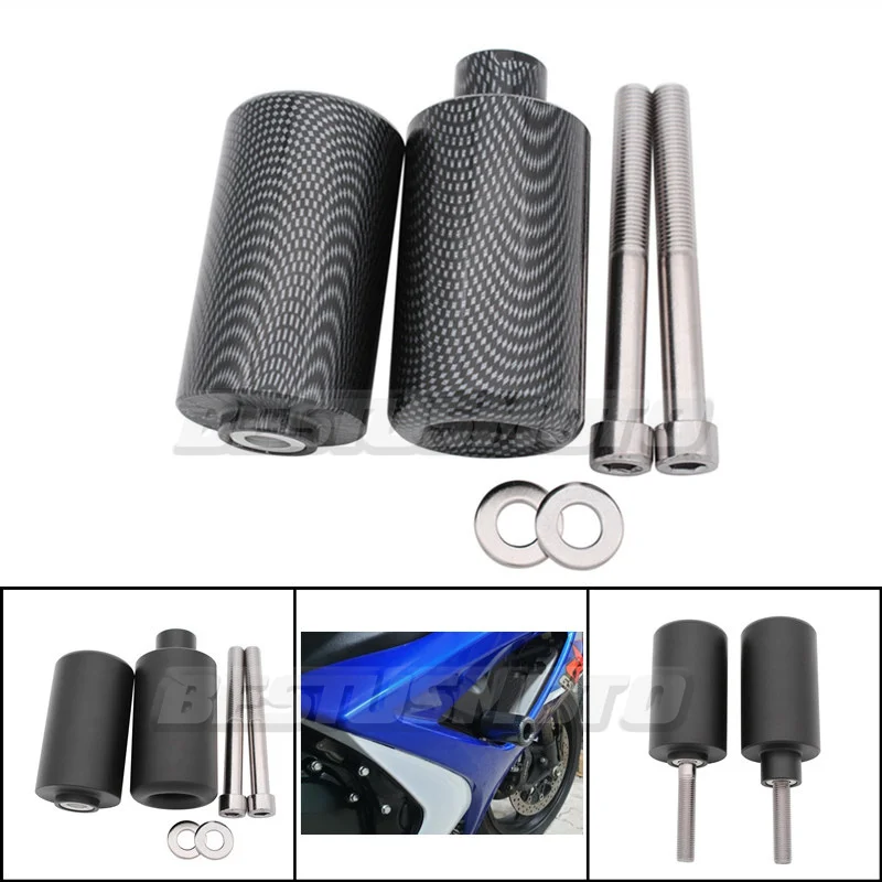 Motorcycle Black&Carbon No Cut Frame Sliders Crash Falling Protection For Suzuki GSXR1000 GSXR GSX-R 1000 K7 2007 2008
Motorcycle Black&Carbon No Cut Frame Sliders Crash Falling Protection For Suzuki GSXR1000 GSXR GSX-R 1000 K7 2007 2008
