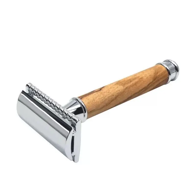 Premium Quality Bamboo/Olive Wood Handle Shaving Safety Razor Double Edge Safety Razors with Blades for Men
Premium Quality Bamboo/Olive Wood Handle Shaving Safety Razor Double Edge Safety Razors with Blades for Men