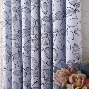 New Curtains for Living Dining Room Bedroom Korean Fresh Style Black Silk Printing Shading Study Pastoral Leaves
New Curtains for Living Dining Room Bedroom Korean Fresh Style Black Silk Printing Shading Study Pastoral Leaves