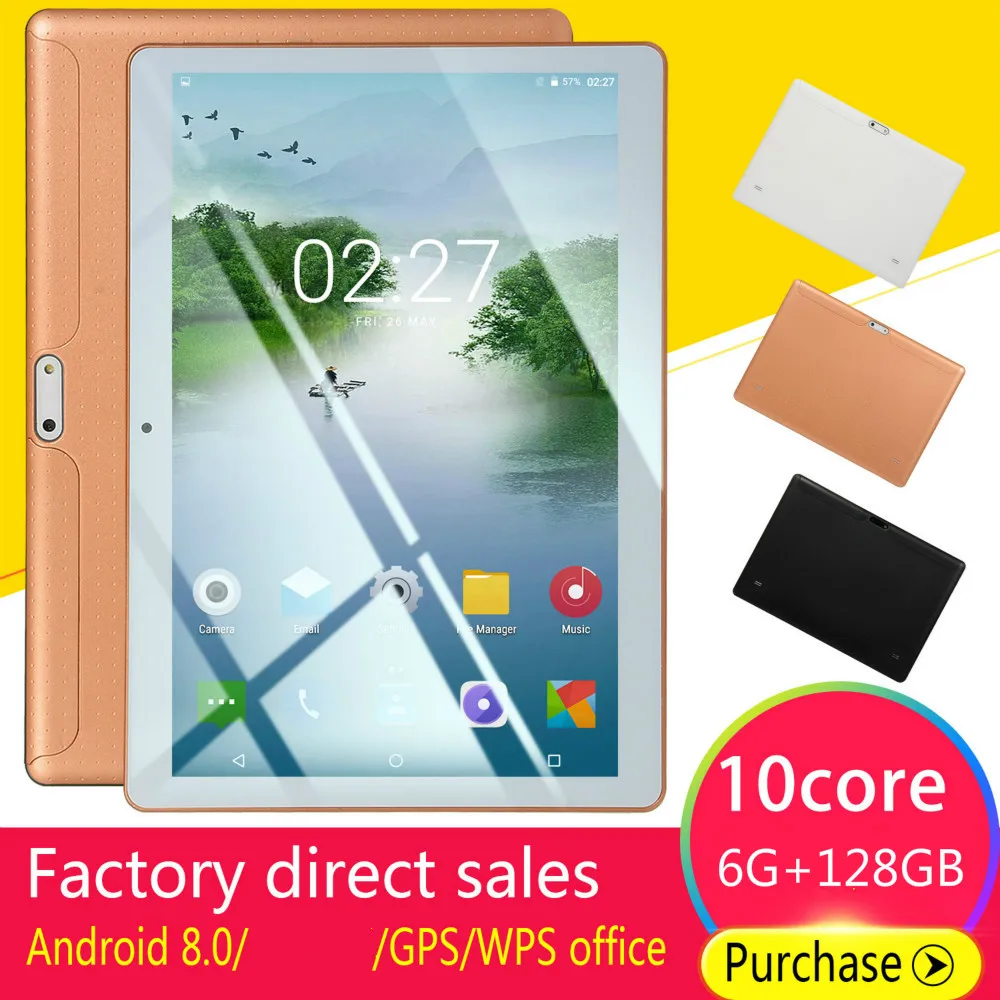 Hot Sale 10 Inch Android 8.0 Tablet PC Octa Core Dual Camera 2.0MP/5.0MP RAM 6GB+ROM 128G/64G/16G WiFi 2020 Tablets
Hot Sale 10 Inch Android 8.0 Tablet PC Octa Core Dual Camera 2.0MP/5.0MP RAM 6GB+ROM 128G/64G/16G WiFi 2020 Tablets