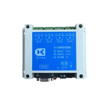Serial port 4-channel 10A kernel board RS232 relay output module intelligent control switch Chinese software programming
Serial port 4-channel 10A kernel board RS232 relay output module intelligent control switch Chinese software programming