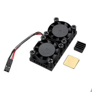 Dual Fan Radiator Development Board Cpu Air Cooling Heat Sink Module for Raspberry Pi 3b+ 4 Universal Radiator
Dual Fan Radiator Development Board Cpu Air Cooling Heat Sink Module for Raspberry Pi 3b+ 4 Universal Radiator