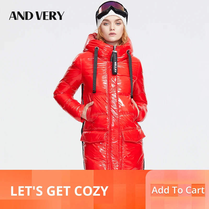 ANDVERY2019 Winter new collection down jacket women top red color outerwear high quality with a hood short women winter coat A00
ANDVERY2019 Winter new collection down jacket women top red color outerwear high quality with a hood short women winter coat A00