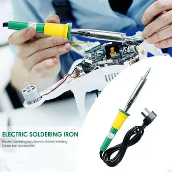 New EU Plug 30W 60W Electric Soldering Iron External Heated Soldering Iron Hand Welding Solder Tools AC 220V
New EU Plug 30W 60W Electric Soldering Iron External Heated Soldering Iron Hand Welding Solder Tools AC 220V