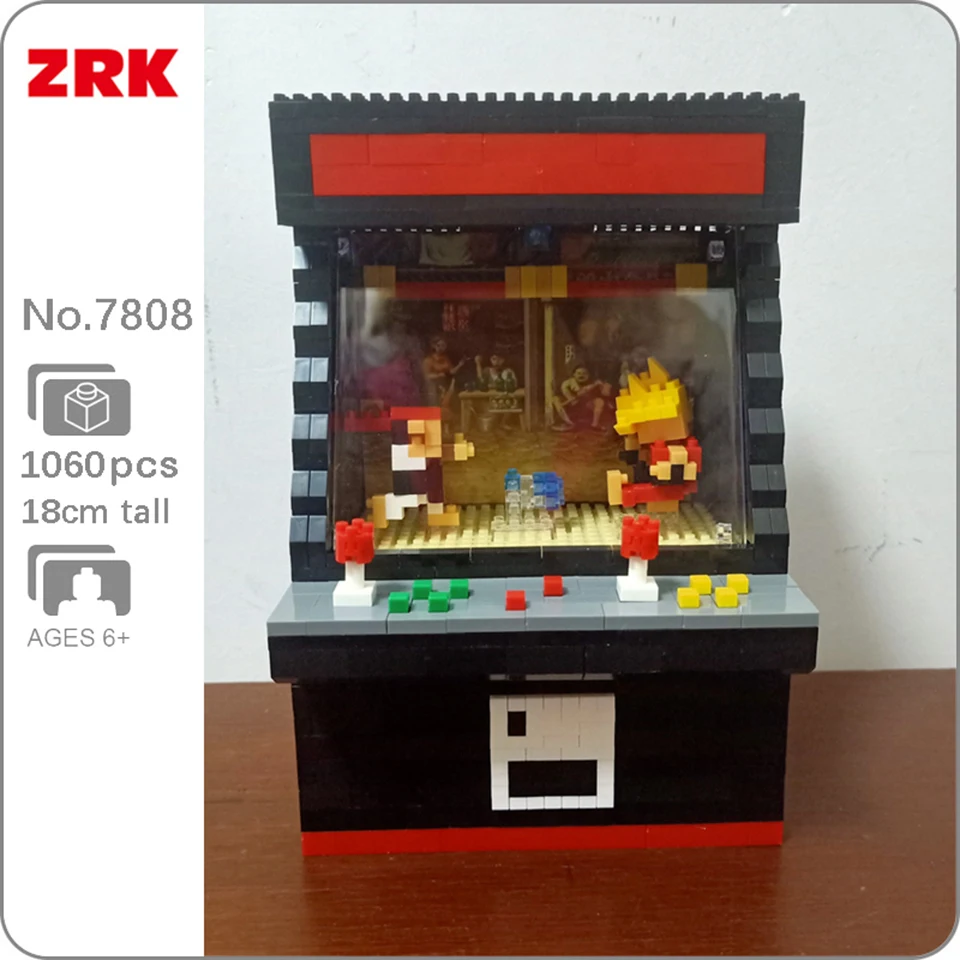ZRK Fighting Video Game Machine Black 3D Model Building Blocks DIY Mini Diamond Blocks Bricks Assembly Toy 1060pcs Boy Gifts
ZRK Fighting Video Game Machine Black 3D Model Building Blocks DIY Mini Diamond Blocks Bricks Assembly Toy 1060pcs Boy Gifts