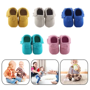 Infant Tassel Toddler Shoes for Boys and Girls Baby Soft Soled Moccasins 
Infant Tassel Toddler Shoes for Boys and Girls Baby Soft Soled Moccasins