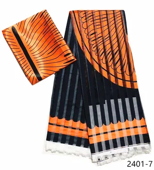 African Fabric 2020 soft Stripe Ribbon Silk Material High Quality Nigerian Wax Prints Silk Wax Patterns Fabrics 4+2yard/set 2401
African Fabric 2020 soft Stripe Ribbon Silk Material High Quality Nigerian Wax Prints Silk Wax Patterns Fabrics 4+2yard/set 2401