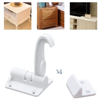 Child safety lock cabinet invisible lock 1 set durable plastic material quick installation to prevent baby open cabinet clip
Child safety lock cabinet invisible lock 1 set durable plastic material quick installation to prevent baby open cabinet clip