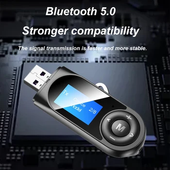 5 In 1 Transmitter Receiver HIFI Plug And Play Bluetooth Adapter Portable Wireless Visualization Car LCD Display USB For PC TV
5 In 1 Transmitter Receiver HIFI Plug And Play Bluetooth Adapter Portable Wireless Visualization Car LCD Display USB For PC TV