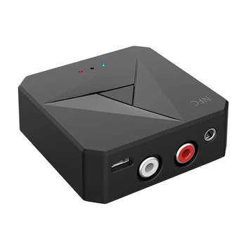 NFC Bluetooth Receiver Transmitter BT 5.0 Adapter 3.5mm AUX RCA Interface for Car Phone iPad Speaker Home Stereo
NFC Bluetooth Receiver Transmitter BT 5.0 Adapter 3.5mm AUX RCA Interface for Car Phone iPad Speaker Home Stereo