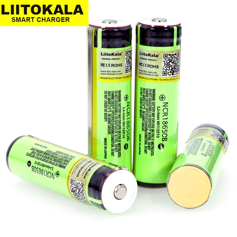 liitokala ncr18650b 3.7v 3400mah 18650 rechargeable lithium battery suitable for flashlight (without pcb) Power bank equipment
liitokala ncr18650b 3.7v 3400mah 18650 rechargeable lithium battery suitable for flashlight (without pcb) Power bank equipment