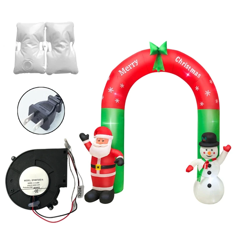 Christmas Inflatable LED Light Santa Snowman Arch Decoration Blow up Outdoor Toy 1XCD
Christmas Inflatable LED Light Santa Snowman Arch Decoration Blow up Outdoor Toy 1XCD