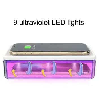 Fast Wireless Charger UV Cell Phone Sanitizer Sanitizing Box for Mobile Phone Tableware Eyeglasses Jewelry Tools
Fast Wireless Charger UV Cell Phone Sanitizer Sanitizing Box for Mobile Phone Tableware Eyeglasses Jewelry Tools