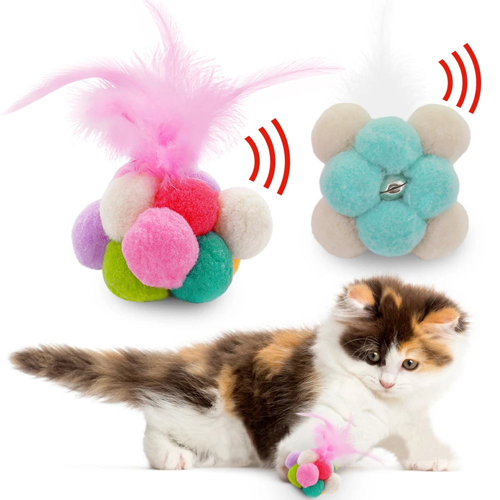 Cat Toy Cat Ball Catnip Ball Feather Bell Pet Toy 8cm/3inch Cleaning Pet Teeth Cats Kitten Pet Products D40
Cat Toy Cat Ball Catnip Ball Feather Bell Pet Toy 8cm/3inch Cleaning Pet Teeth Cats Kitten Pet Products D40