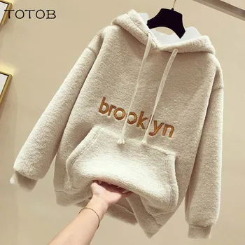 TOTOB 2019 autumn and winter new lambskin plus velvet thick women loose embroidery Korean women's jacket coat tide
TOTOB 2019 autumn and winter new lambskin plus velvet thick women loose embroidery Korean women's jacket coat tide