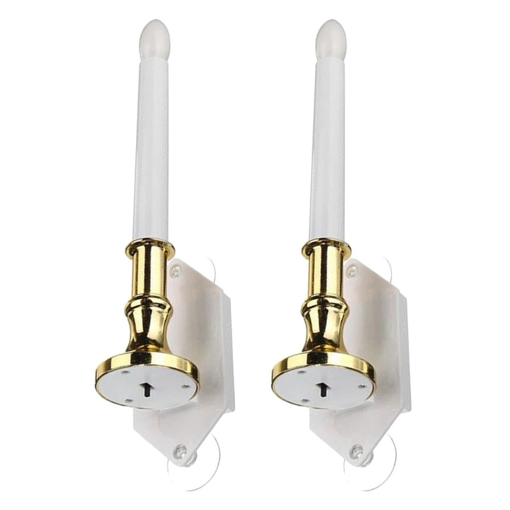 Vintage Christmas Flameless Window Solar Candles Lights W/ 2 Suction Cups Vintage Christmas Flameless Window Solar Candles Lights W/ 2 Suction Cups