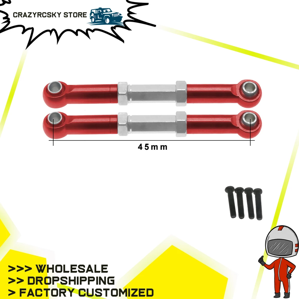 2x Alloy Steel Steering Tie Rod For Rc Hobby Model Car 1-12 Wltoys 12429 FY03 Desert Buggy
2x Alloy Steel Steering Tie Rod For Rc Hobby Model Car 1-12 Wltoys 12429 FY03 Desert Buggy