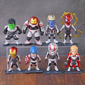 Avengers figure Endgame Captian America Iron Man Hulk Thor Ant Man Spiderman Thanos PVC Figures Decoration Toys 8pcs/set
Avengers figure Endgame Captian America Iron Man Hulk Thor Ant Man Spiderman Thanos PVC Figures Decoration Toys 8pcs/set