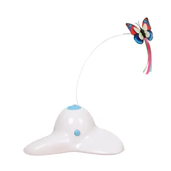 Automatic rotating flash butterfly interactive cat toy 360 ° rotation Master-servant interaction Cat playing alone
Automatic rotating flash butterfly interactive cat toy 360 ° rotation Master-servant interaction Cat playing alone