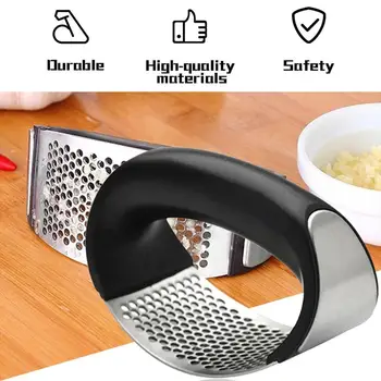 Multi-function Manual Garlic Press Mashed Hand Press Stainless Steel Kitchen Artifact Easy Operate Cooking Gadgets Tool
Multi-function Manual Garlic Press Mashed Hand Press Stainless Steel Kitchen Artifact Easy Operate Cooking Gadgets Tool