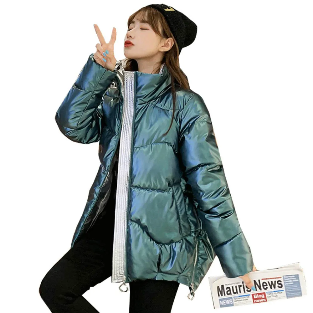 Pinkyisblack 2020 Autumn women's winter coats bright fashion women's turtlenecks parkas female winter jacket shinny quilted
Pinkyisblack 2020 Autumn women's winter coats bright fashion women's turtlenecks parkas female winter jacket shinny quilted