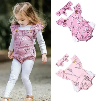 Summer Newborn Baby Girl Floral Romper Jumpsuit+headband Sunsuit Outfits 2pcs
Summer Newborn Baby Girl Floral Romper Jumpsuit+headband Sunsuit Outfits 2pcs