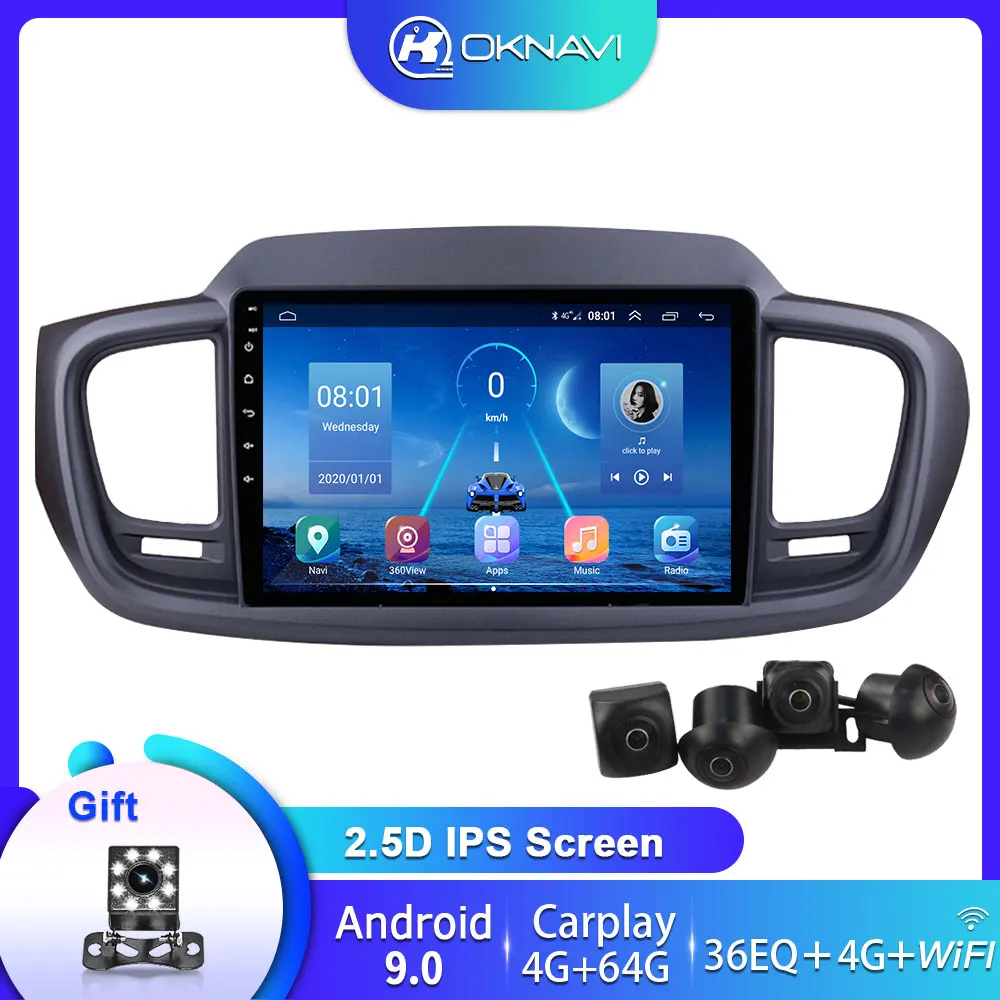 Android 9.0 For Kia Sorento 2014-2017 GPS Navigation Car Multimedia Player WIFI 4G Camera DSP Carplay 2 DIn Radio Video Player
Android 9.0 For Kia Sorento 2014-2017 GPS Navigation Car Multimedia Player WIFI 4G Camera DSP Carplay 2 DIn Radio Video Player