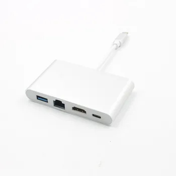 Hot Sale USB C To HDMI 4K Gigabit Ethernet RJ45 Port USB 3.1 Type C Adapter USB-C Splitter Hub for Macbook HDTV 20JUN 24
Hot Sale USB C To HDMI 4K Gigabit Ethernet RJ45 Port USB 3.1 Type C Adapter USB-C Splitter Hub for Macbook HDTV 20JUN 24