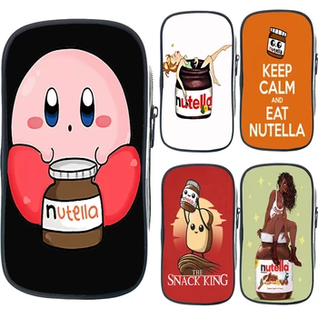 New Kirby Cartoon Nutella Pencil Case Funny Anime Print Pen Bag Functionary Office School Stationery Storage Makeup Cosmetic Bag 
New Kirby Cartoon Nutella Pencil Case Funny Anime Print Pen Bag Functionary Office School Stationery Storage Makeup Cosmetic Bag