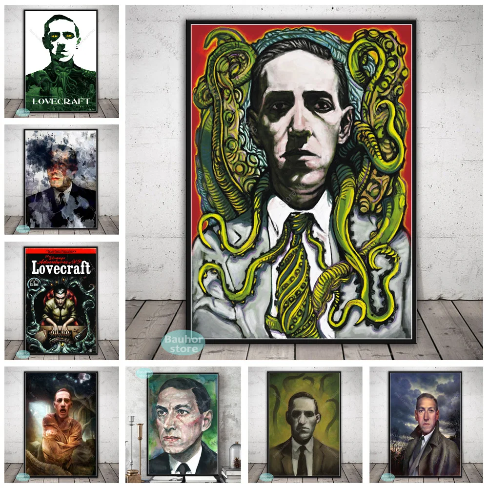 Lovecraft гибкая фотография стены искусство холст живопись плакаты и принты для