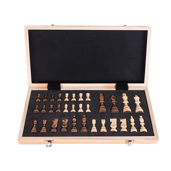 Portable International Chess Set Wooden Magnetic Chessboard Set Board Games Folding Board Chess Game For Party Family Activities
Portable International Chess Set Wooden Magnetic Chessboard Set Board Games Folding Board Chess Game For Party Family Activities