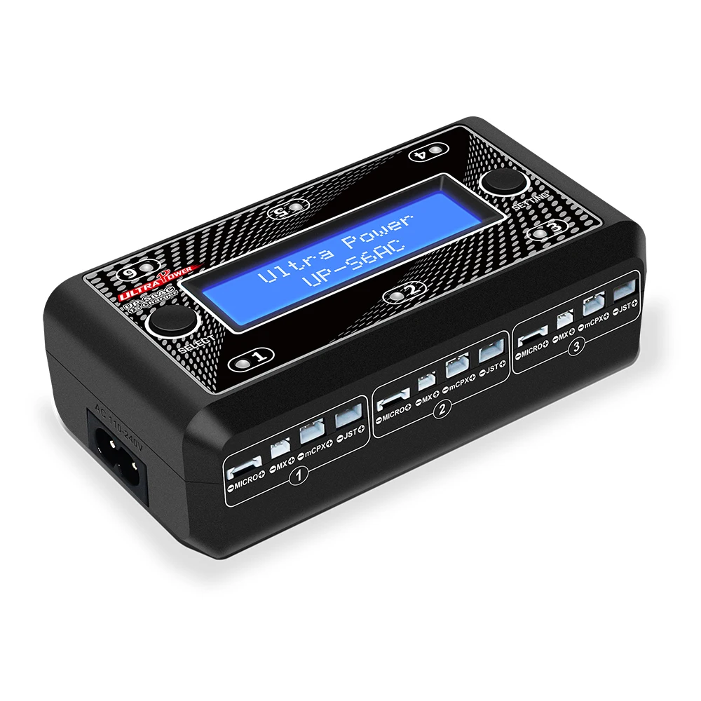 Зарядное устройство Ultra Power UP-S6AC 6X1S LiPo/LiHV AC/DCBattery с Micro MX mCPX JST Fpr RC моделей запчасть