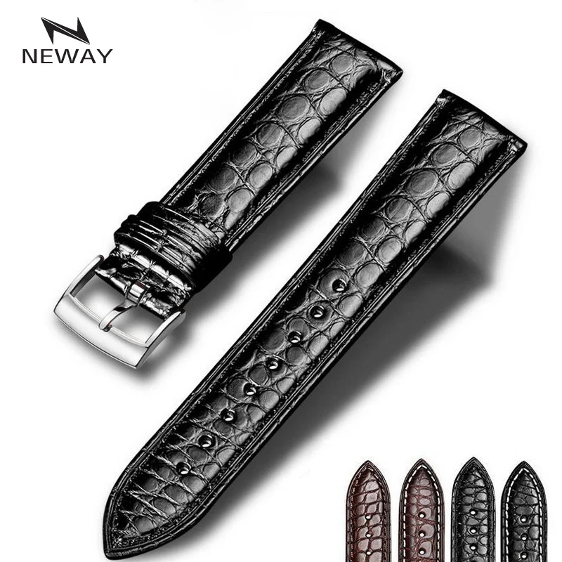 Genuine American Crocodile Skin Watch Strap Alligator Leather Watch Band For Rolex Omega IWC DW 12mm 14mm 16mm 18mm 20mm 22mm
Genuine American Crocodile Skin Watch Strap Alligator Leather Watch Band For Rolex Omega IWC DW 12mm 14mm 16mm 18mm 20mm 22mm