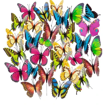Butterfly Stakes, 50Pcs Garden Butterfly Ornaments, Waterproof Butterfly Decorations for Indoor/Outdoor Yard, Patio Plant Pot
Butterfly Stakes, 50Pcs Garden Butterfly Ornaments, Waterproof Butterfly Decorations for Indoor/Outdoor Yard, Patio Plant Pot