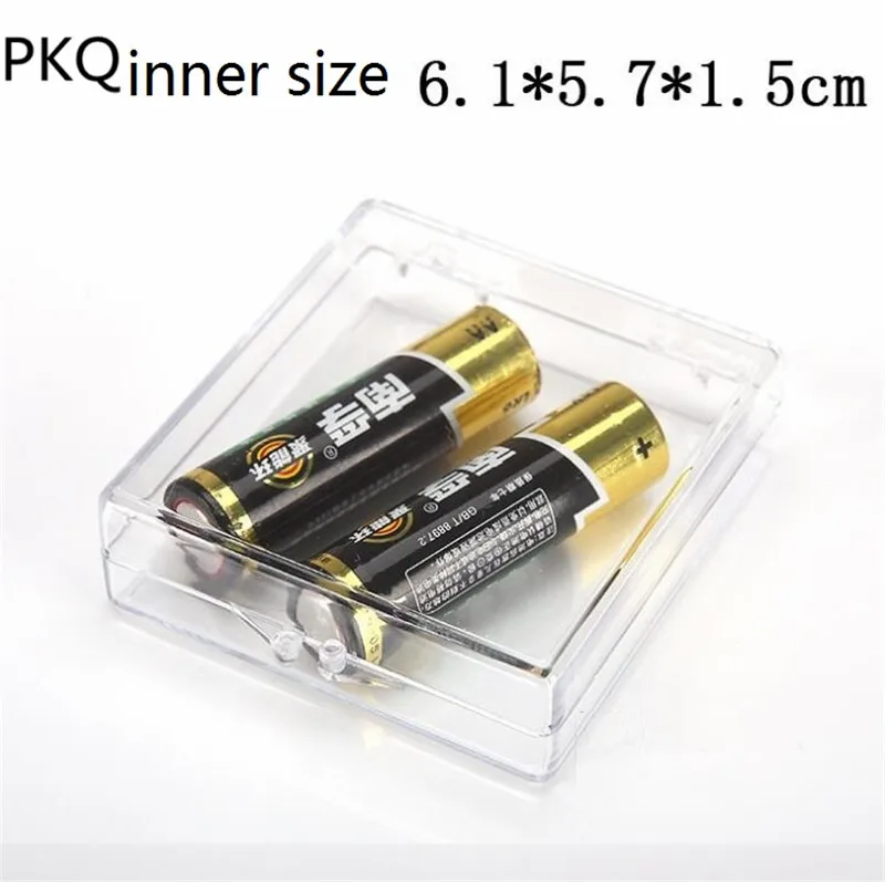6.3*5.9*1.8cm 12pcs Black bottom and clear PS material gift Jewelry packaging plastic box with lid electronic package pvc box
6.3*5.9*1.8cm 12pcs Black bottom and clear PS material gift Jewelry packaging plastic box with lid electronic package pvc box