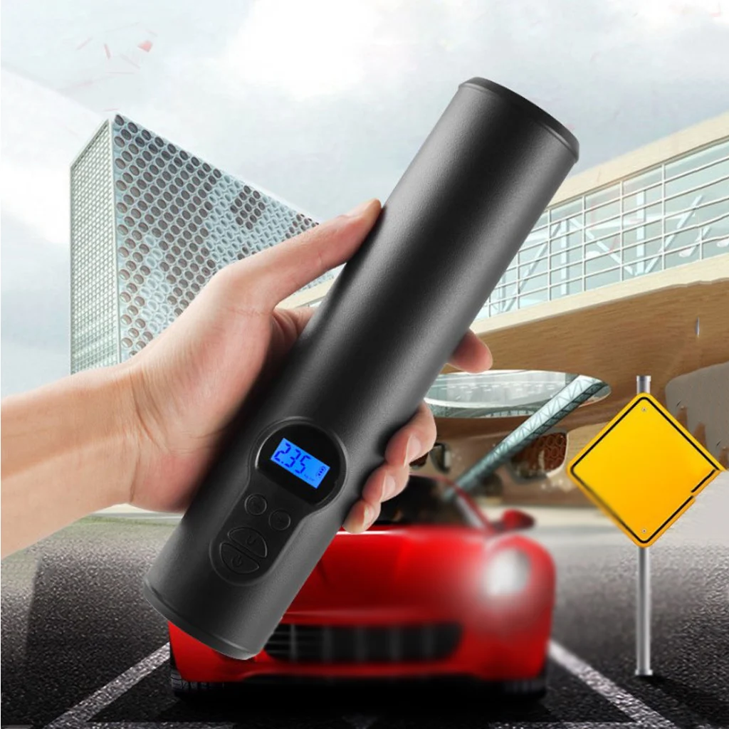 Mini Air Inflator Cordless Digital Tire Pump 2000mAh for Motorcycle Bicycle Sports Equipment Mini Air Inflator Cordless Digital Tire Pump 2000mAh for Motorcycle Bicycle Sports Equipment
