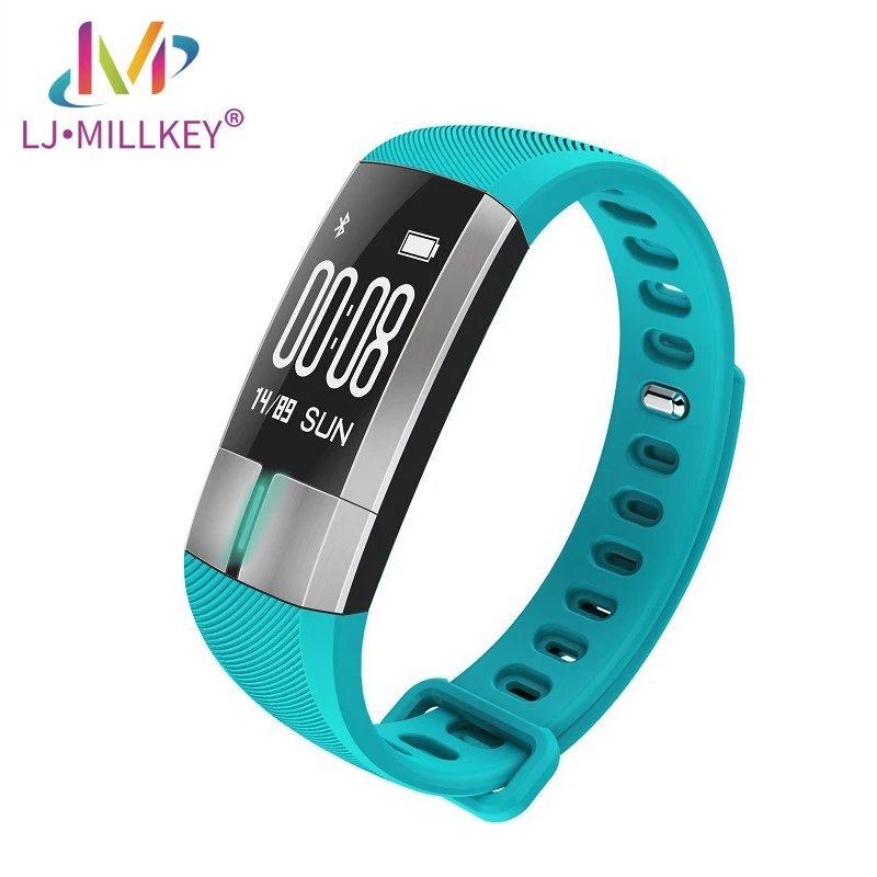 ECG Real-time monitoring Blood pressure Heart Rate sport Smart Fitness Bracelet watch intelligent Activity Tracker
ECG Real-time monitoring Blood pressure Heart Rate sport Smart Fitness Bracelet watch intelligent Activity Tracker