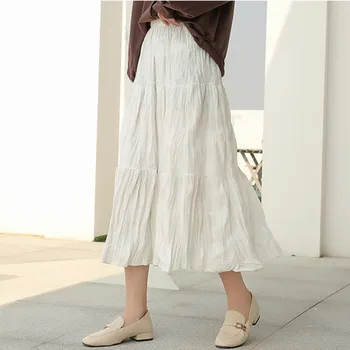 LANMREM 2020 New Spring Summer High Waist Elegant Pleated Skirt Women Streetwear A-line Mid-length Velvet Bottom Tide PD977
LANMREM 2020 New Spring Summer High Waist Elegant Pleated Skirt Women Streetwear A-line Mid-length Velvet Bottom Tide PD977
