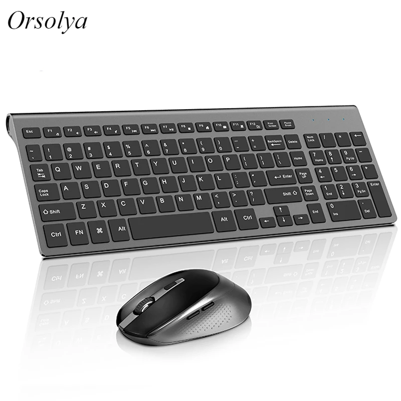 Wireless Keyboard Mouse Set Computer Mice Silent key Keyboard and Mouse Combo 2.4G USB Receiver For Laptop Computer Desktop PC
Wireless Keyboard Mouse Set Computer Mice Silent key Keyboard and Mouse Combo 2.4G USB Receiver For Laptop Computer Desktop PC
