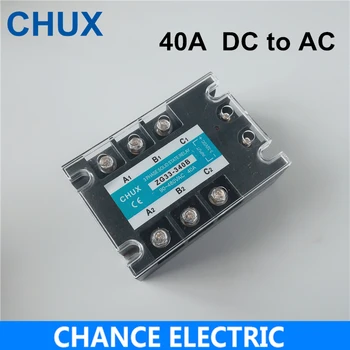 Solid State Relay 40A Relay Module DC Control AC Three Phase Solid State Relay SSR 40A Relay SSR40 DA (ZG33-340B)
Solid State Relay 40A Relay Module DC Control AC Three Phase Solid State Relay SSR 40A Relay SSR40 DA (ZG33-340B)