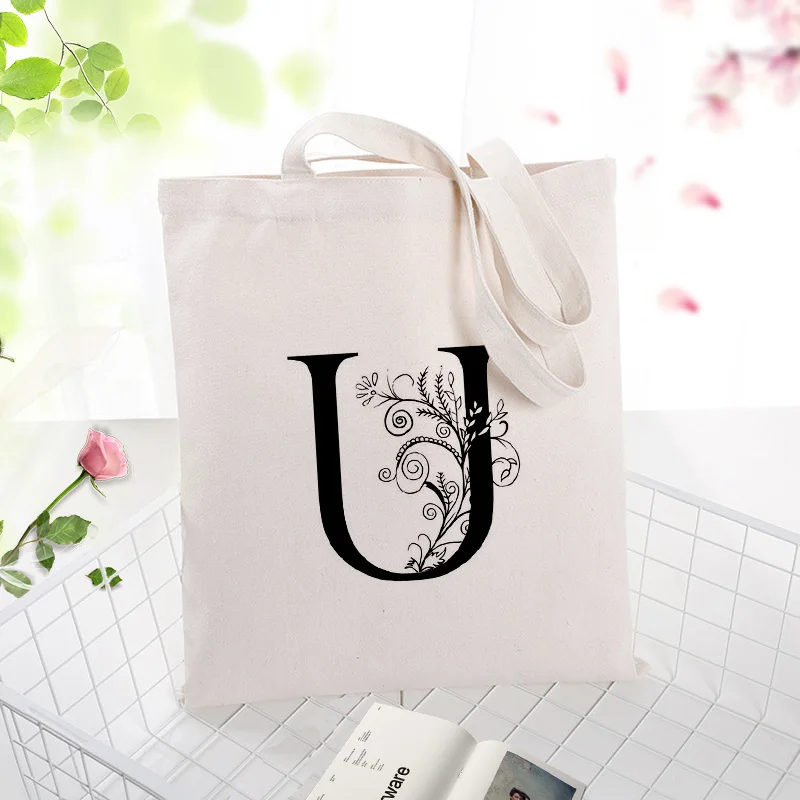 Art Alphabet Canvas Tote Bag Shopping Bag Text DIY Custom Print Logo Eco Reusable Letter Print Handbag Daily Use
Art Alphabet Canvas Tote Bag Shopping Bag Text DIY Custom Print Logo Eco Reusable Letter Print Handbag Daily Use