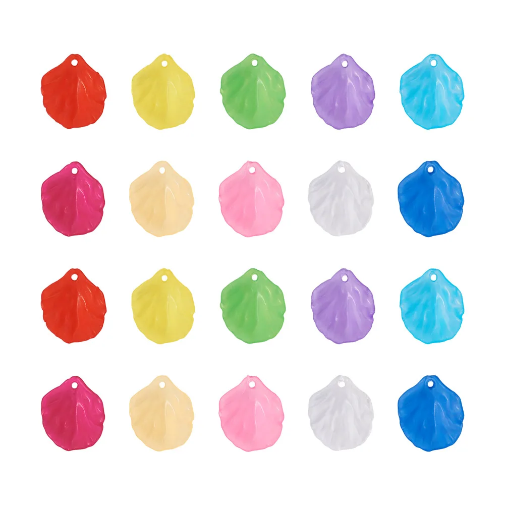 500pcs Petaline Acrylic Pendants Frosted Mixed Color Floral Petal Charms for Earring Necklace DIY Jewelry Making 19.5x16.5x4mm
500pcs Petaline Acrylic Pendants Frosted Mixed Color Floral Petal Charms for Earring Necklace DIY Jewelry Making 19.5x16.5x4mm