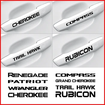 4PCS Car Door Handle Sticker Wiper Mirror Trim Decal for Jeep Ranegade Patriot Wrangler Grand Cherokee Copass Trail Hawk Rubicon
4PCS Car Door Handle Sticker Wiper Mirror Trim Decal for Jeep Ranegade Patriot Wrangler Grand Cherokee Copass Trail Hawk Rubicon